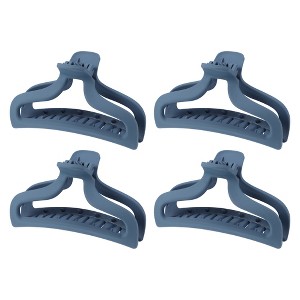 Unique Bargains Women's Plastic Hair Claws 4PCS - 1 of 4