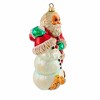 Christopher Radko 6.5 Inch Frosty & Santa Christmas Tree Ornament , Ornament Christmas Snowman (1PC) - 3 of 4
