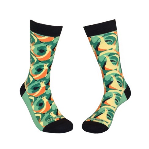 Graceful Peacock Pattern Socks from the Sock Panda (Women's Sizes Adult Medium) - image 1 of 4