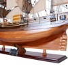 Model Ship 37" - HMS Bounty Tall Ship with Sails & Brass Details Display By Old Modern Handicrafts - 4 of 4