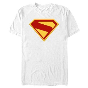 Mens Superman Shield Logo T Shirt - 1 of 4