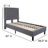 Emma and Oliver Tufted Panel Upholstered Platform Bed - 4 of 4