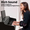 Digital Piano, Full Size 88 Key Weighted Hammer Professional Home Digital Piano, Stand Electric Piano for Beginner/Adults (With Stool) - 2 of 4