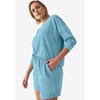 ellos Plus Size Terry Cloth Short With Drawstring Waist - 3 of 4