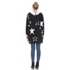 Women's Hooded Open Front High Pile Fleece - White Mark - 4 of 4