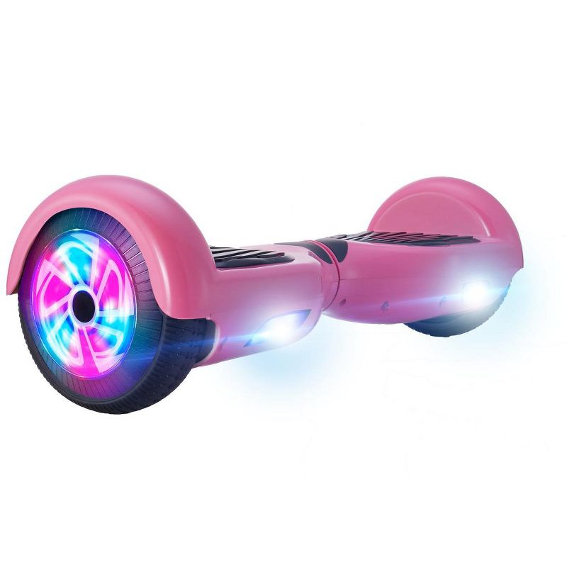 GlareWheel M2 Hoverboard Light Up Wheels Bluetooth Pink, 2 of 7