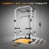ODK Power Cage with LAT Pulldown, Multi-Functional Power Rack with Cable Pulley System, Squat Rack with Dip Bars, Weight Cage for Home Gym Equipment - 2 of 4