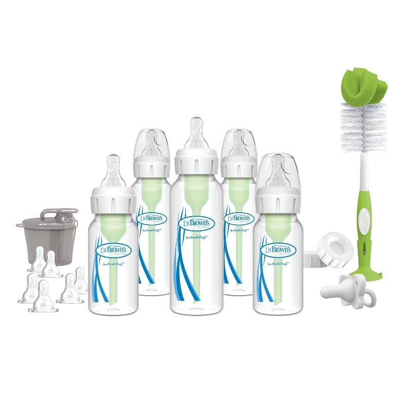Dr. Brown&#39;s Anti-Colic Options+ Narrow Baby Bottle Newborn Gift Set, 1 of 33