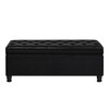 NicBex Upholstered Tufted Button Storage Bench,Linen Entry Bench with Spindle Wooden Legs,Storage Ottoman Bench for Living Room,Bedroom - 4 of 4