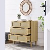 Bella Depot 31.5''W Farmhouse 3 Drawers Chest of Drawers - 3 of 4