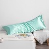 Satin Body Pillowcase for Hair and Skin, Luxurious and Silky Body Pillow Cover with Envelope Closure - NTBAY - 3 of 4