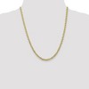 Black Bow Jewelry 3.75mm 10k Yellow Gold Concave Anchor Chain Necklace - 2 of 4