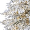 9ft. Flocked Grand Fir Artificial Christmas Tree with 8208 Warm Cluster Lights & 1818 Branches – Dazzling Winter X-Mas Showpiece - 3 of 4