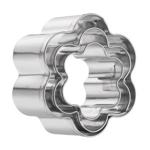 Unique Bargains Durable Rust-proof Dishwasher Safe Cookie Cutter Assorted Sizes 3 Pcs - 1 of 4