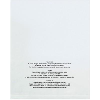 14" x 20" Reclosable Poly Bags 1.5 Mil Clear 1000/Carton (PMV142015)