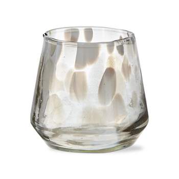 TAG Confetti Glass Tealight Candle Holder Small, 3.54L x 3.54W x 3.54H inches