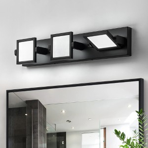 LLHZSY 22" Modern Black LED Vanity Light Dimmable Metal Wall Lights Sconce Fixture - 1 of 4