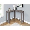 Contemporary Corner Accent Console Table for Entryway, Living Room & Bedroom - 2 of 4