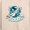 Women's - Disney - Above The Clouds Lightweight French Terry Wide Neck Long Sleeve Shirt - 2 of 4