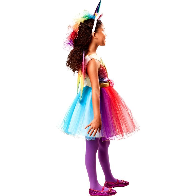 Rubies Rainbow Unicorn Girl's Costume, 4 of 6
