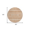 Copper And Ivory Southwestern Washable Indoor Outdoor Area Rug - 3 of 4