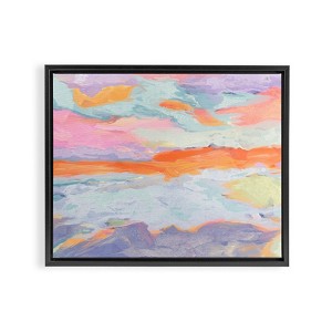 Sewzinski Low Tide Framed Canvas - Society6 - 1 of 4