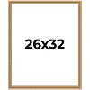PosterPalooza | Refined Gold Picture Frame - UV Acrylic, Foam Board Backing, Hanging Hardware - 2 of 4