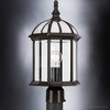 Urban Ambiance Luxury Transitional Outdoor Post Light 18.125''H x 9.75''W,  Olde Bronze Finish,  Greensboro Collection, UHP1374 - 4 of 4
