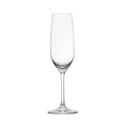 Fortessa Schott Zwiesel Forte 7.7 Ounce Flute Champagne Glass, Set of 6