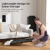DeerRun Walking Pad Treadmill, 300 lbs Capacity 2-in-1 Portable Under Desk Treadmill with Remote Control & LED Display - 4 of 4
