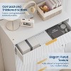 46.5" Fluted 5-Drawer Dresser,Slim Modern Wooden Chest for Bedroom, Nursery, Small Spaces,Apartments - 4 of 4
