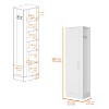 NicBex 72.32 Inch Tall Kitchen Pantry Storage Cabinet with 6 Shelves for Dining Room,Bathroom,Kitchen,White - 3 of 4