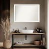 Amanti Art Oliver Narrow Non-Beveled Wood Framed Bathroom Vanity Wall Mirror - 4 of 4