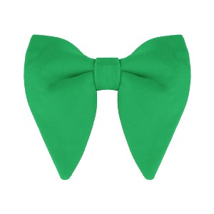 Allegra K Men's Pre-tied Solid Color Formal Party Prom Velvet Bow Ties One Size - 1 of 4