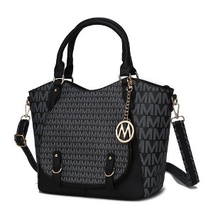 MKF Collection Talula Signature Printed Vegan Leather Women’s Satchel Bag by Mia K - 1 of 4