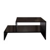 NicBex Unique Architectural Shape Coffee table for Living Room Modern Center Table with Storage - 3 of 4