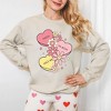 Simply Sage Market Women's Graphic Sweatshirt Retro Valentine Hearts - 2 of 3