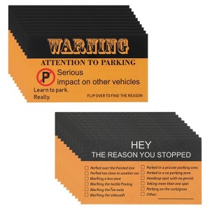 Unique Bargains Non-tearable Paper Waterproof Lasting Bright Colors Sign Decals - 1 of 4