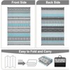 Outdoor Rugs 8x10 Waterproof Portable Camping Carpet, Reversible Outdoor Plastic Straw Rug - 3 of 4