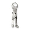 Black Bow Jewelry Sterling Silver Polished 3D Great Dane Pendant - 2 of 4