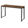 HomeRoots 47" Brown and Black Writing Desk - 4 of 4