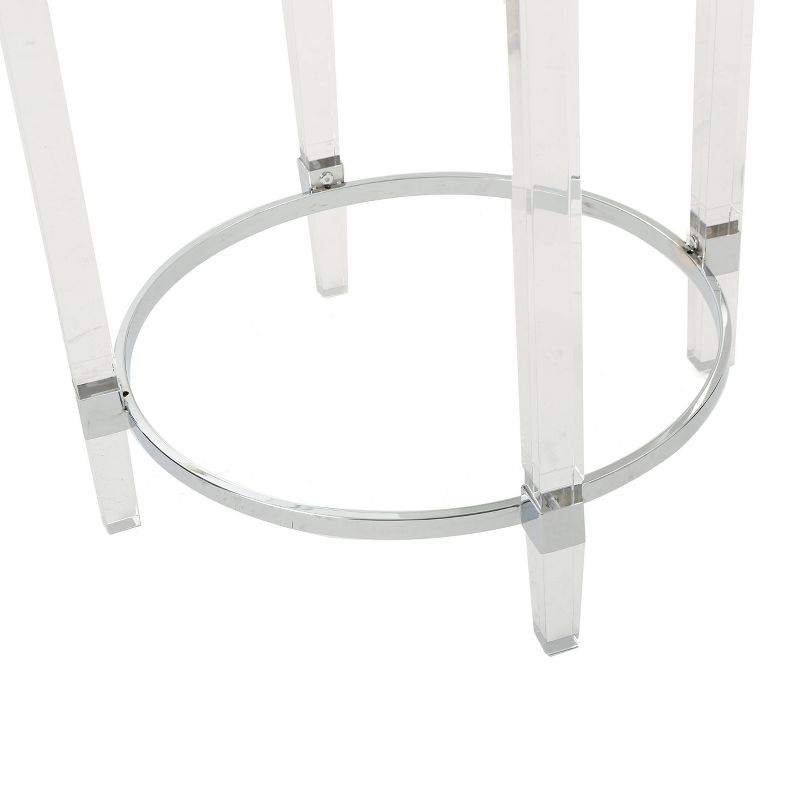 Orianna Circular Glass Table Clear - Christopher Knight Home, 5 of 7