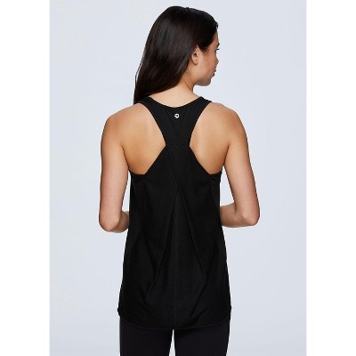RBX Active Women's Twist Back Soft Relaxed Tank Top Tunic
