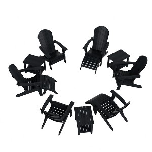 WestinTrends Tuscany HIPS¬¨‚Ä†Outdoor¬¨‚Ä†Patio¬¨‚Ä†Folding¬¨‚Ä†Adirondack¬¨‚Ä†Chair (12-Piece Set) - 1 of 4