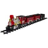 Northlight 24-Piece Battery Operated Lighted and Animated Christmas Train Set with Sound