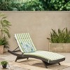 Christopher Knight Home Salem Outdoor Wicker Armless Adjustable Chaise Lounge with Cushion - 2 of 4