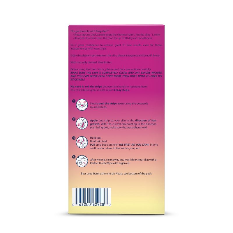 Veet Ready-To-Use Wax Strips and Wipes - 40ct, 3 of 9