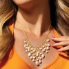 Ross-Simons 5.5-10.5mm Cultured Pearl Fringe Necklace in 18kt Gold Over Sterling Size 18 - 3 of 4