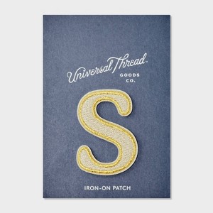 Patches Letters S - Universal Thread™ White - 1 of 2