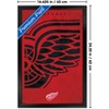 Trends International NHL Detroit Red Wings - Logo 25 Framed Wall Poster Prints - 3 of 4